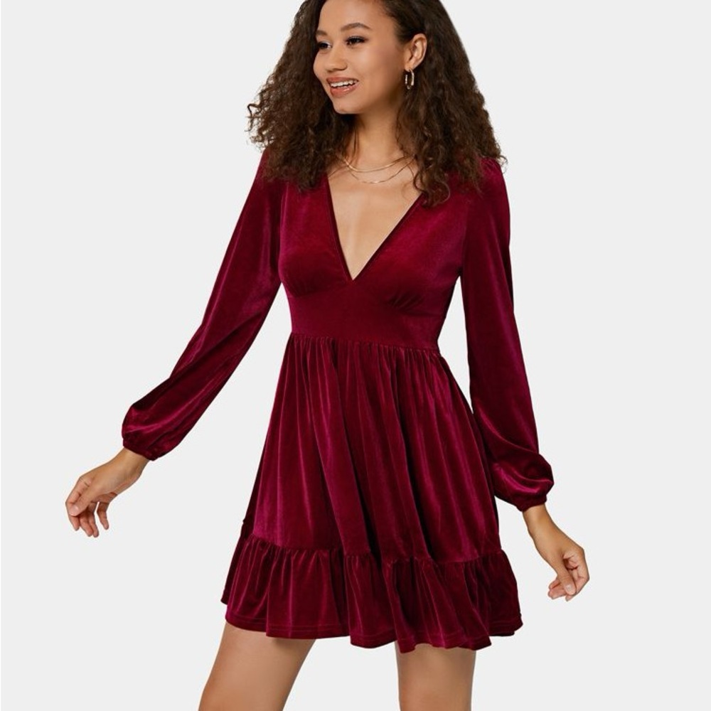 NWT A-line Velvet Halara Dress